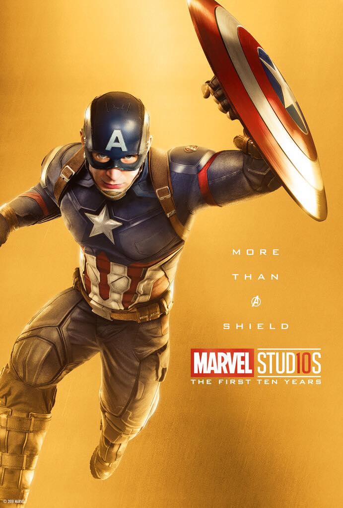 Chris Evans as Captain America (Facebook)