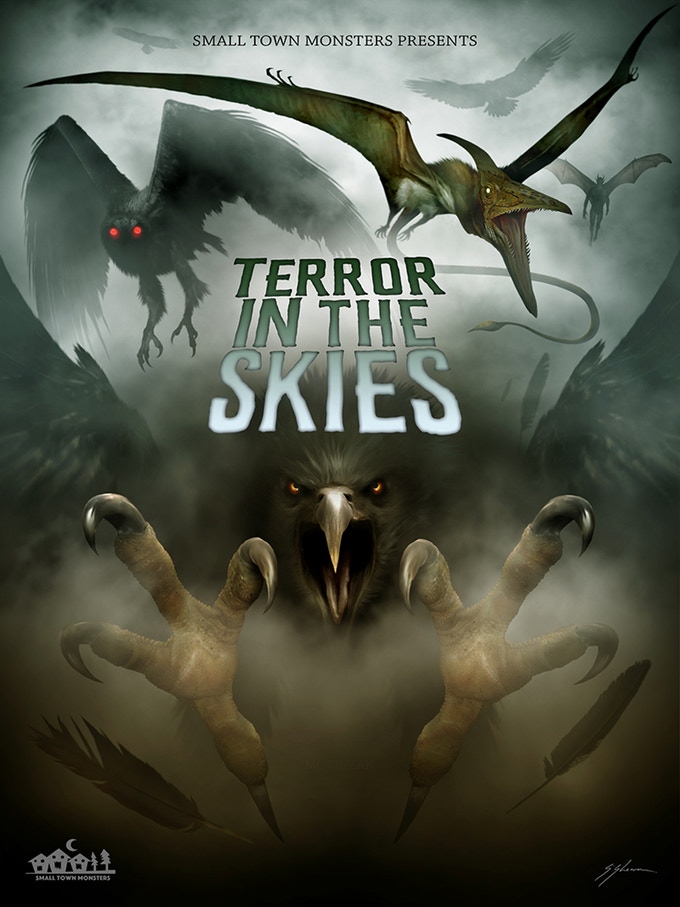 The official poster for 'Terror In The Skies' (Source: Sam Shearon/Kickstarter)