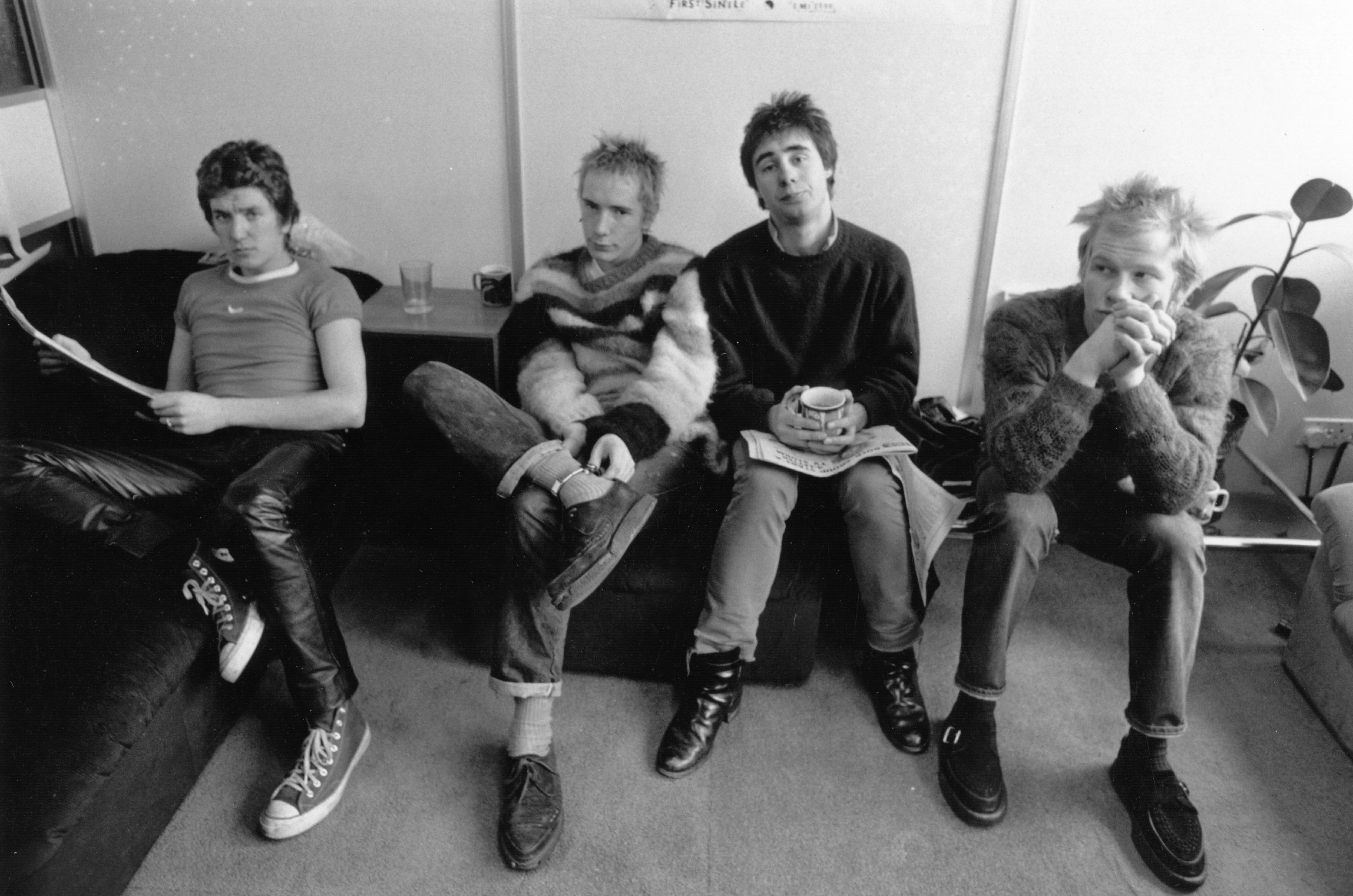 The Sex Pistols, who were at the forefront of the punk movement in the UK, inspired Joan Jett's iconic leather-clad look. (Image Source: Getty Images)