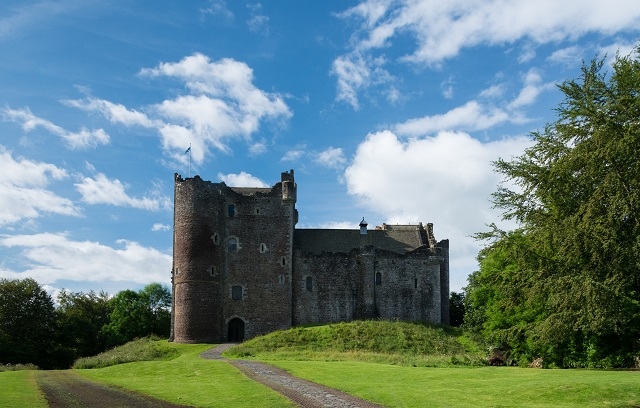 The 14th century courtyard castle in Doune (VisitScotland)