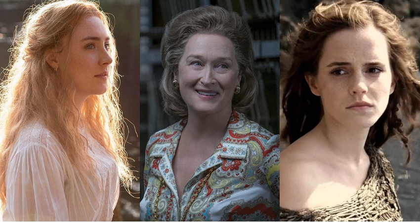 Pugh can feel the pressure of working with Ronan, Streep, and Watson. (IMDb)