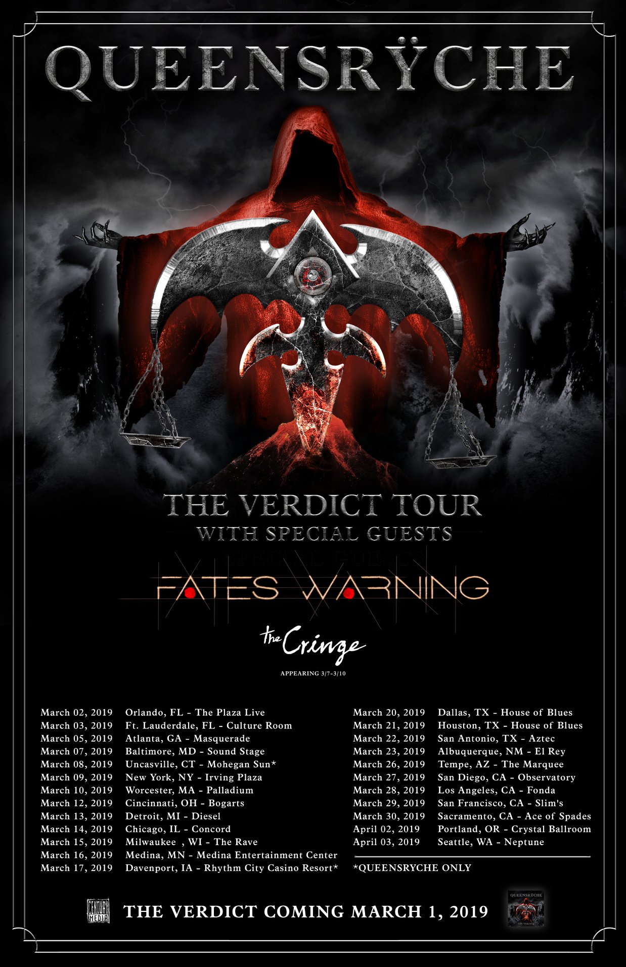 U.S. Headline tour dates