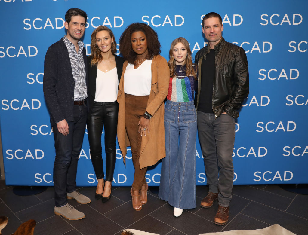 (L-R) Mike Daniels, Michaela McManus, Lorraine Toussaint, Grace Van Dien and Warren Christie attend the 'The Village' screening during SCAD aTVfest 2019 at SCADshow on February 9, 2019 in Atlanta, Georgia. (Photo by Cindy Ord/Getty Images for SCAD aTVfest 2019 )