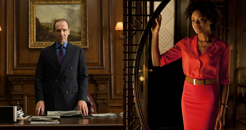 Ralph Fiennes and Naomi Harris will probably make it back to 'James 25'. (IMDb)