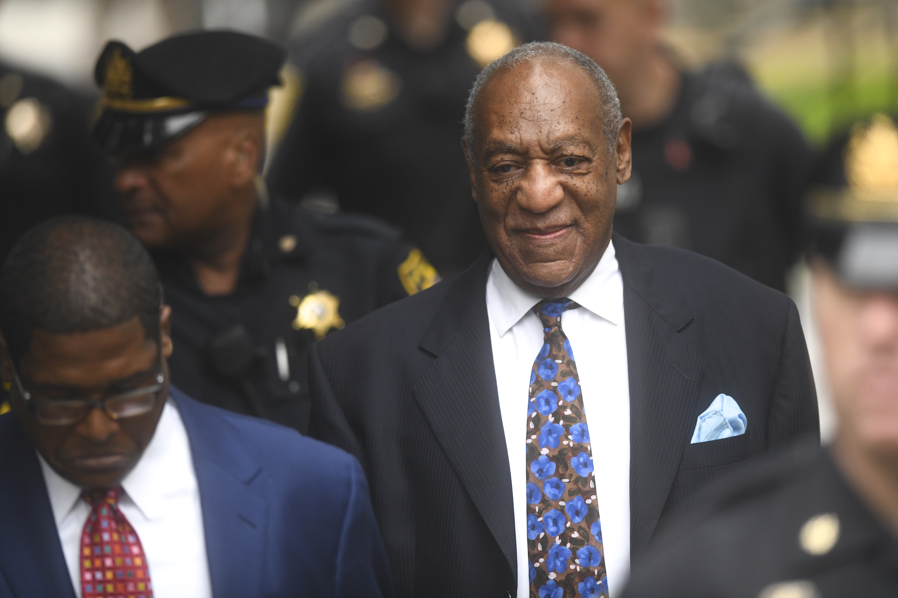 Bill Cosby arrives at the Montgomery County Courthouse on the first day of sentencing in his sexual assault trial on September 24, 2018 in Norristown, Pennsylvania. In April, Cosby was found guilty on three counts of aggravated indecent assault for drugging and sexually assaulting Andrea Constand at his suburban Philadelphia home in 2004. 60 women have accused the 80 year old entertainer of sexual assault.