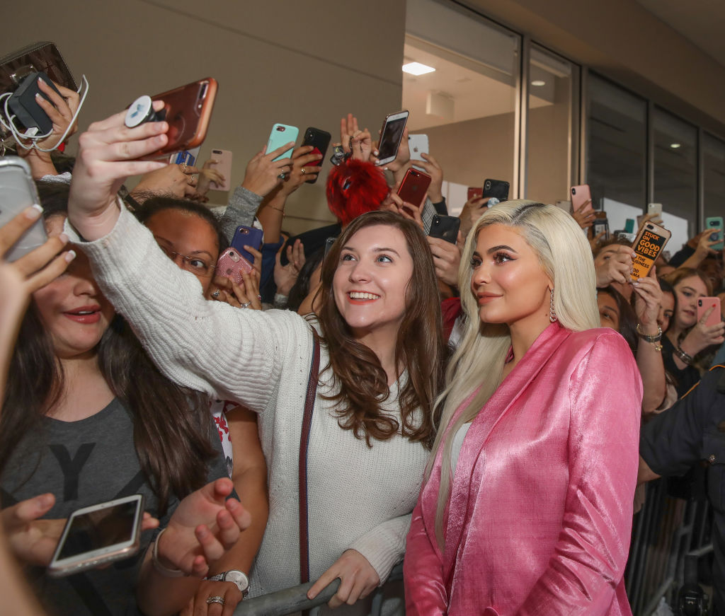 Kylie Jenner visits Houston Ulta Beauty to promote the exclusive launch of Kylie Cosmetics with the beauty retailer, starting this month on November 18, 2018 in Houston, Texas. (Photo by Rick Kern/Getty Images for Ulta Beauty)