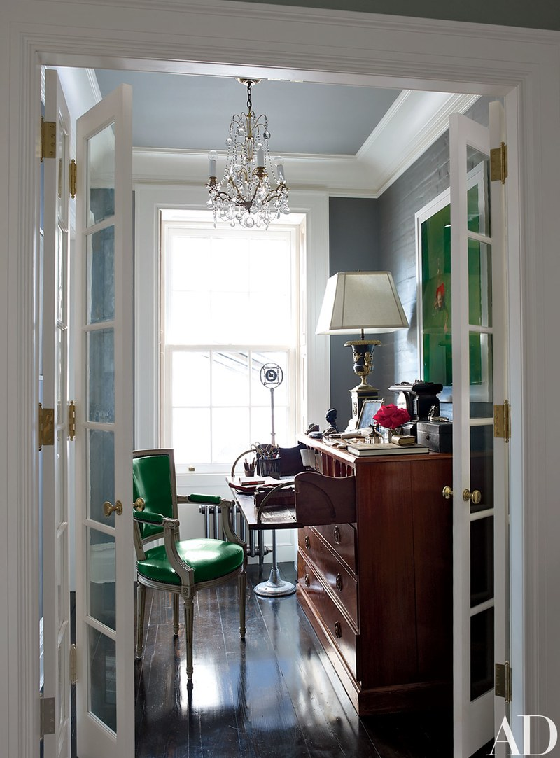 An Italian neoclassical secretary from Hollyhock in Shields’s study.