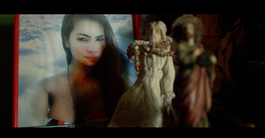 A picture of Jennifer Laude can be seen in her house in a still from Call Her Ganda.
