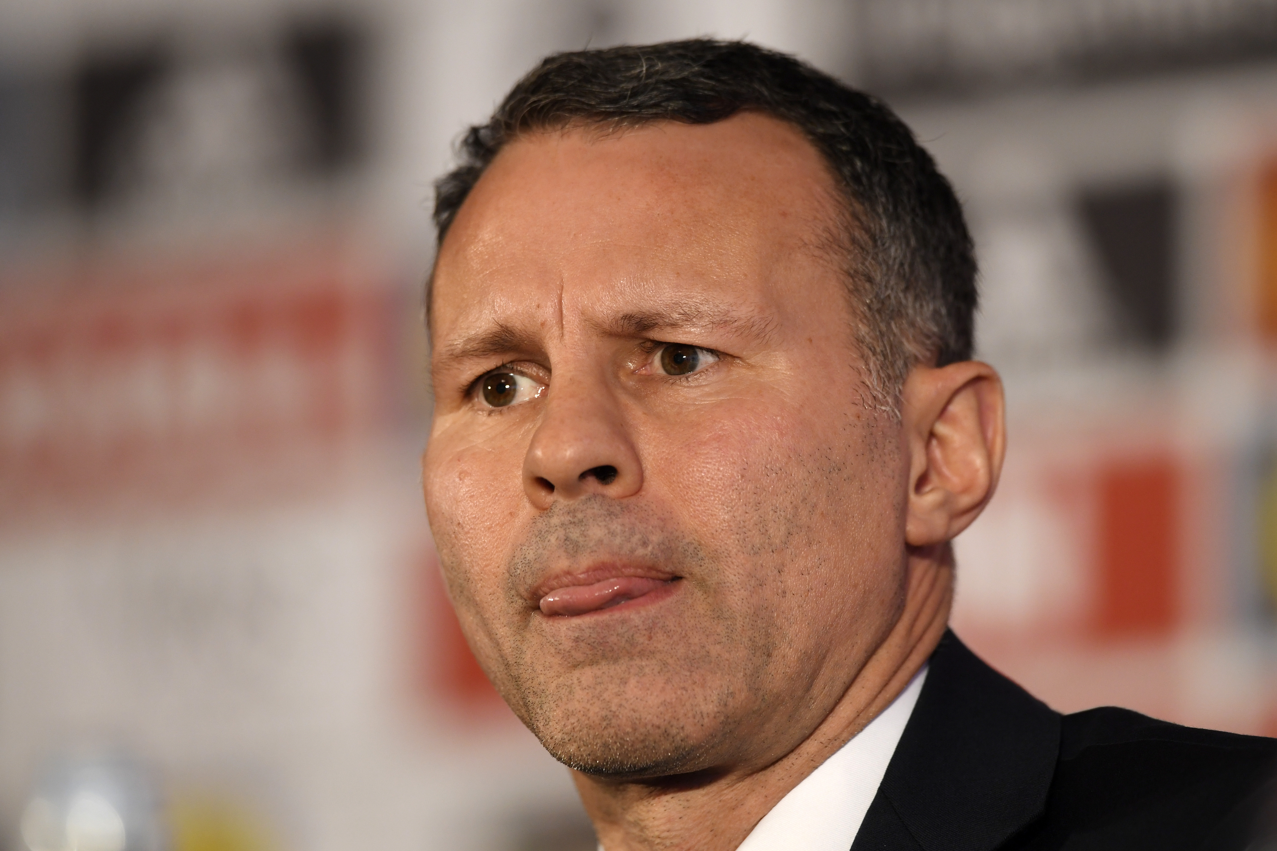 Ryan Giggs speaks at a press conference as he is announced as the new manager of Wales at Hensol Castle on January 15, 2018 in Cardiff, Wales.