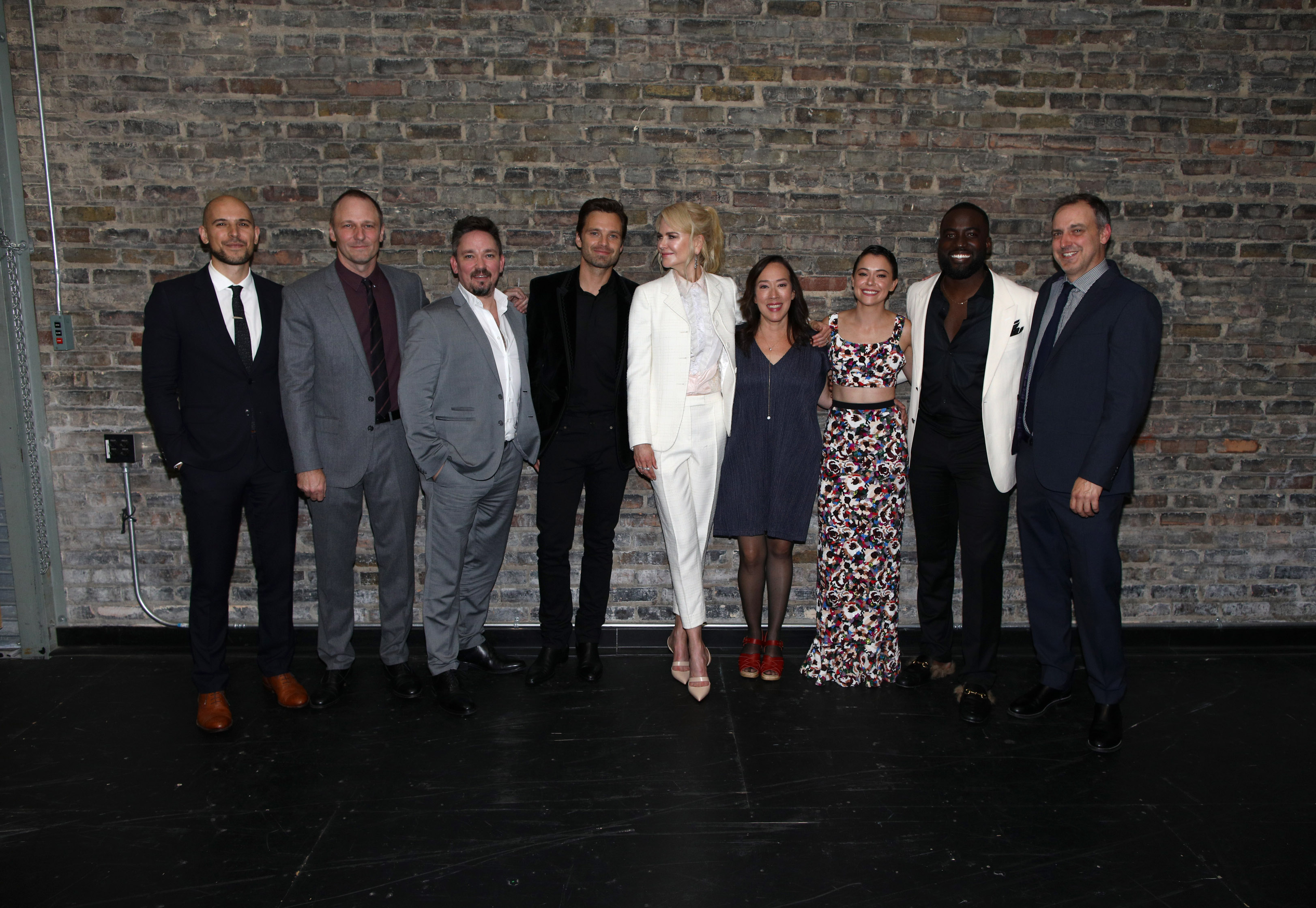 Fred Berger, Producer, Phil Hay, Writer/Producer, James Jordan, Sebastian Stan, Nicole Kidman, Karyn Kusama, Director, Tatiana Maslany, Shamier Anderson, Matt Manfredi, Writer/Producer (Credit: Vito Amati)