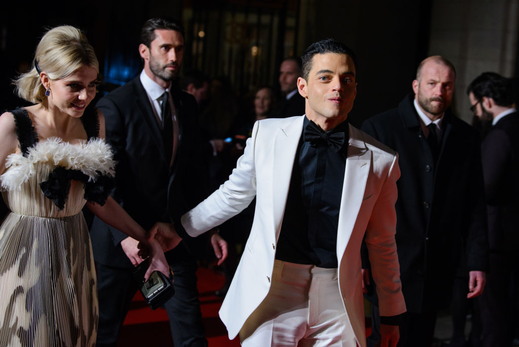 Lucy Boynton and Rami Malek attend the EE British Academy Film Awards Gala Dinner at Grosvenor House on February 10, 2019 in London, England. (Photo by Eamonn M. McCormack/Getty Images)
