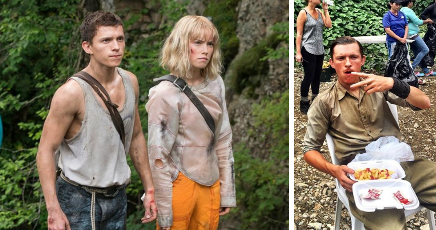 'Chaos Walking': Tom Holland embarks on a telepathic journey in a dystopian world with no women. (Source: Facebook/Daisey Ridley, Instagram/Tom Holland)