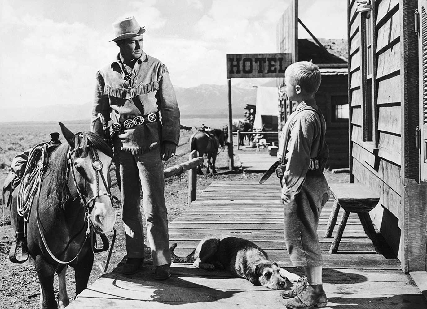 Alan Ladd and Brandon De Wilde in Shane (1953). (IMDb)