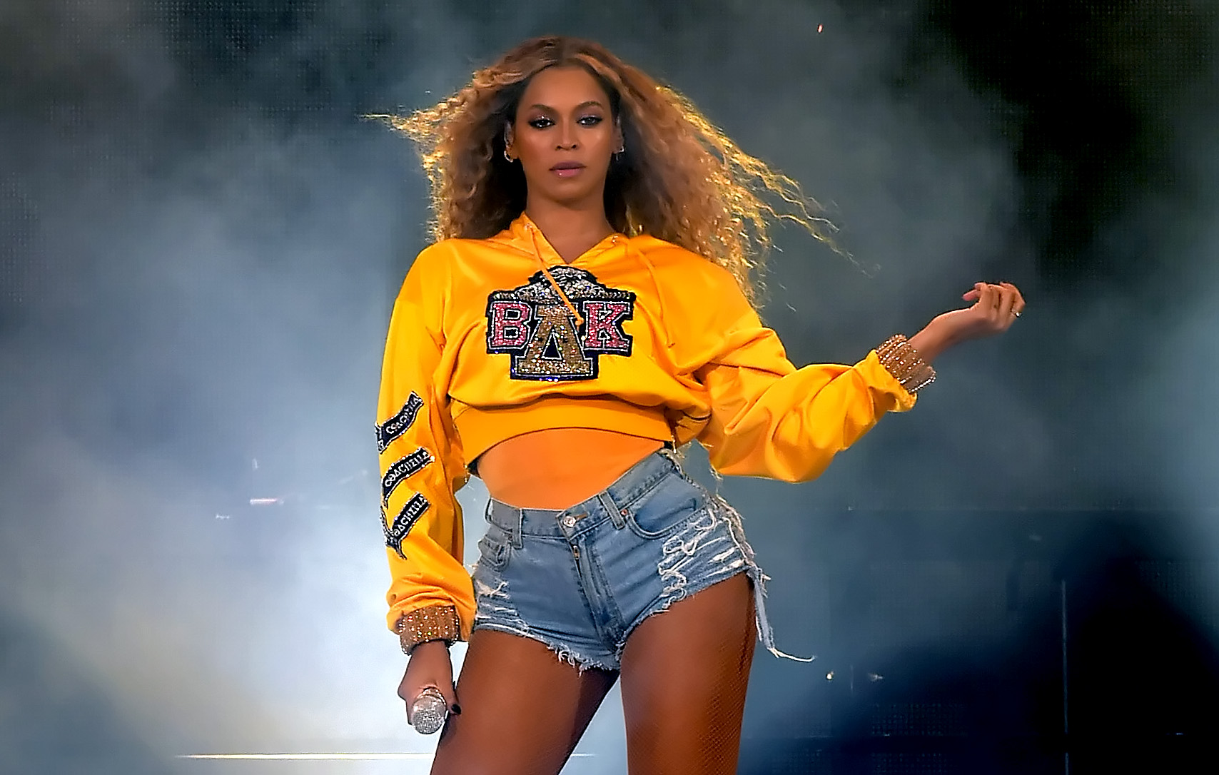 Beyonce Knowles performs onstage during 2018 Coachella Valley Music And Arts Festival Weekend 1 at the Empire Polo Field on April 14, 2018, in Indio, California. (Getty Images)