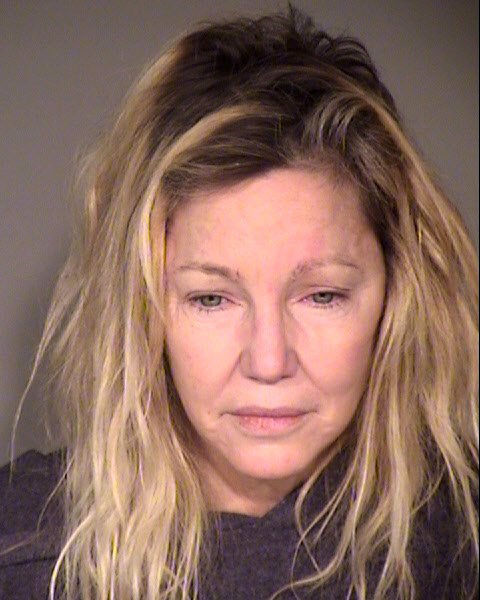 Heather Locklear is seen in a police booking photo after her arrest on two counts of misdemeanor battery on a police officer and EMT June 24, 2018 in Ventura, California. (Photo by Ventura County Sheriffs Office via Getty Images)