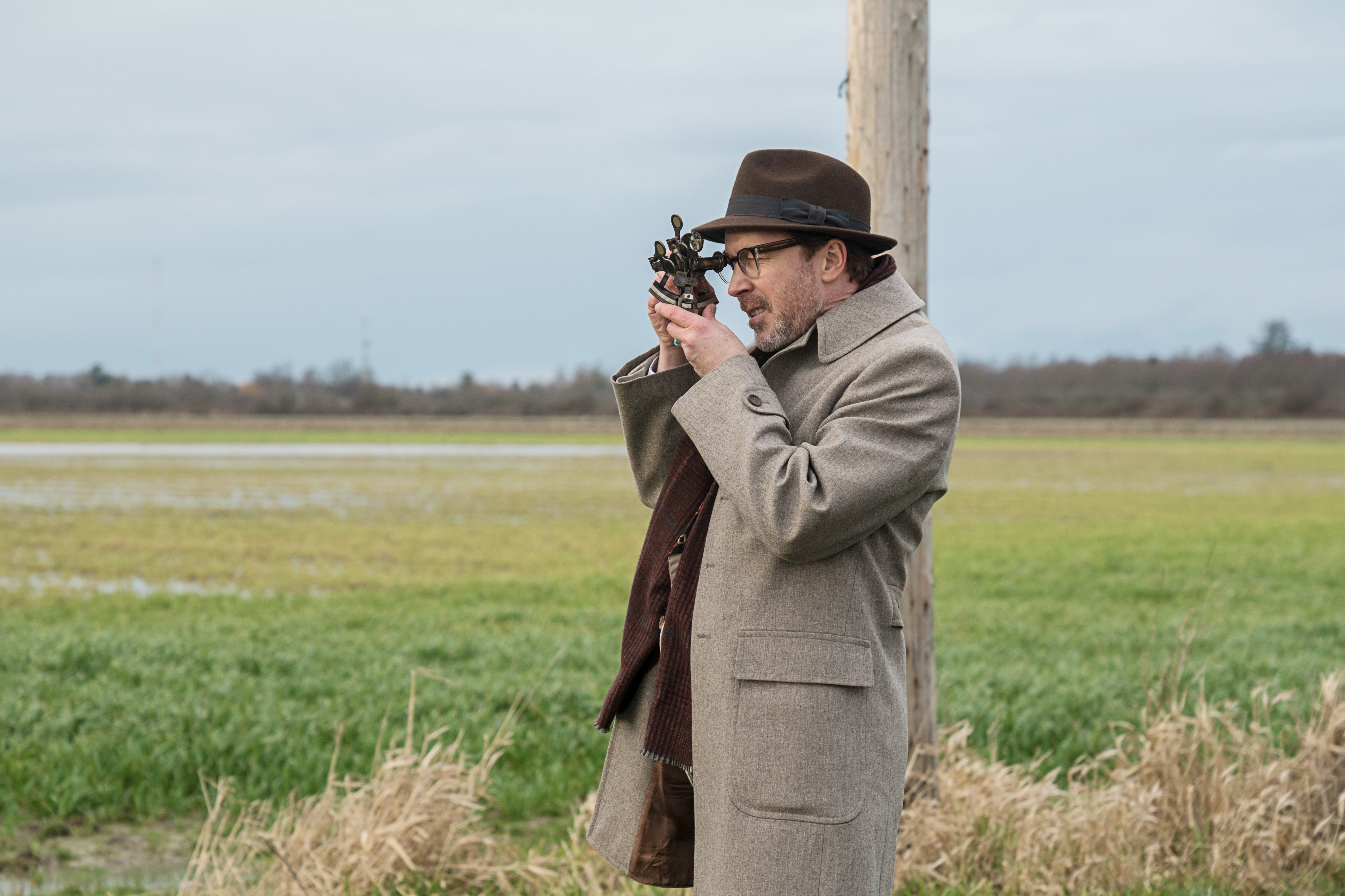 Gillen's version of Dr. J Allen Hynek diverts from the original story of the man on whom the show is based. (Source: A+E Networks)