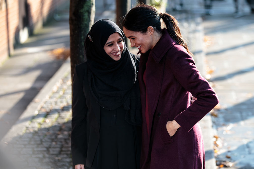 Meghan, The Duchess of Sussex, visits the Hubb Community Kitchen to see how funds raised by the 'Together: Our Community' Cookbook are making a difference at Al Manaar, North Kensington, on November 21, 2018, in London, England. (Getty Images)