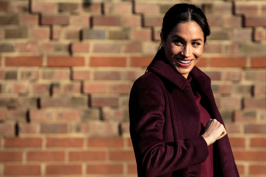 Meghan, Duchess of Sussex visits the Hubb Community Kitchen to see how funds raised by the 'Together: Our Community' Cookbook are making a difference at Al Manaar, North Kensington on November 21, 2018, in London, England. (Photo by Jack Taylor/Getty Images)