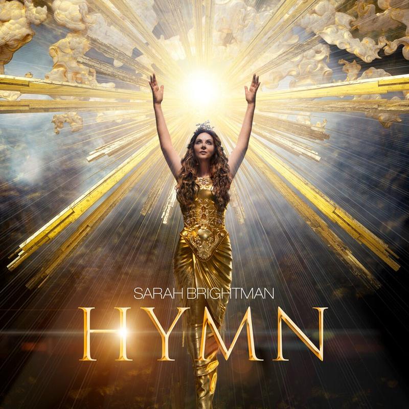 Album art for Sarah Brightman's forthcoming album 'Hymn'.