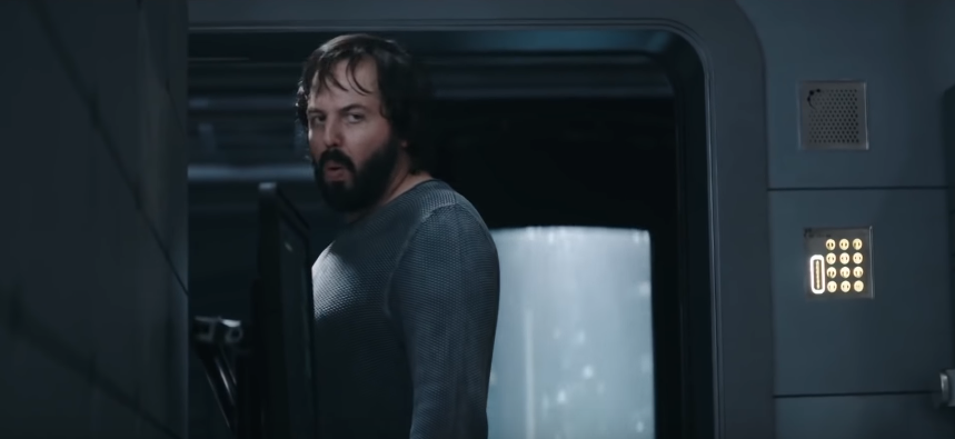 Angus Sampson as Rowan in Nightflyers (2018).