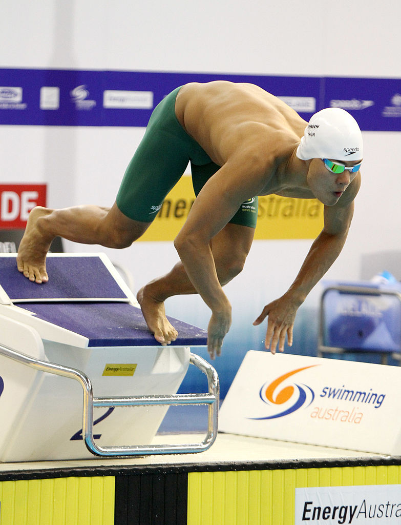 Kenneth To of Australia competes in the Mens 100 Metre Freestyle during day four of the Australian Olympic Swimming Trials at the South Australian Aquatic & Leisure Centre on March 18, 2012 in Adelaide, Australia. (Photo by Morne de Klerk/Getty Images)