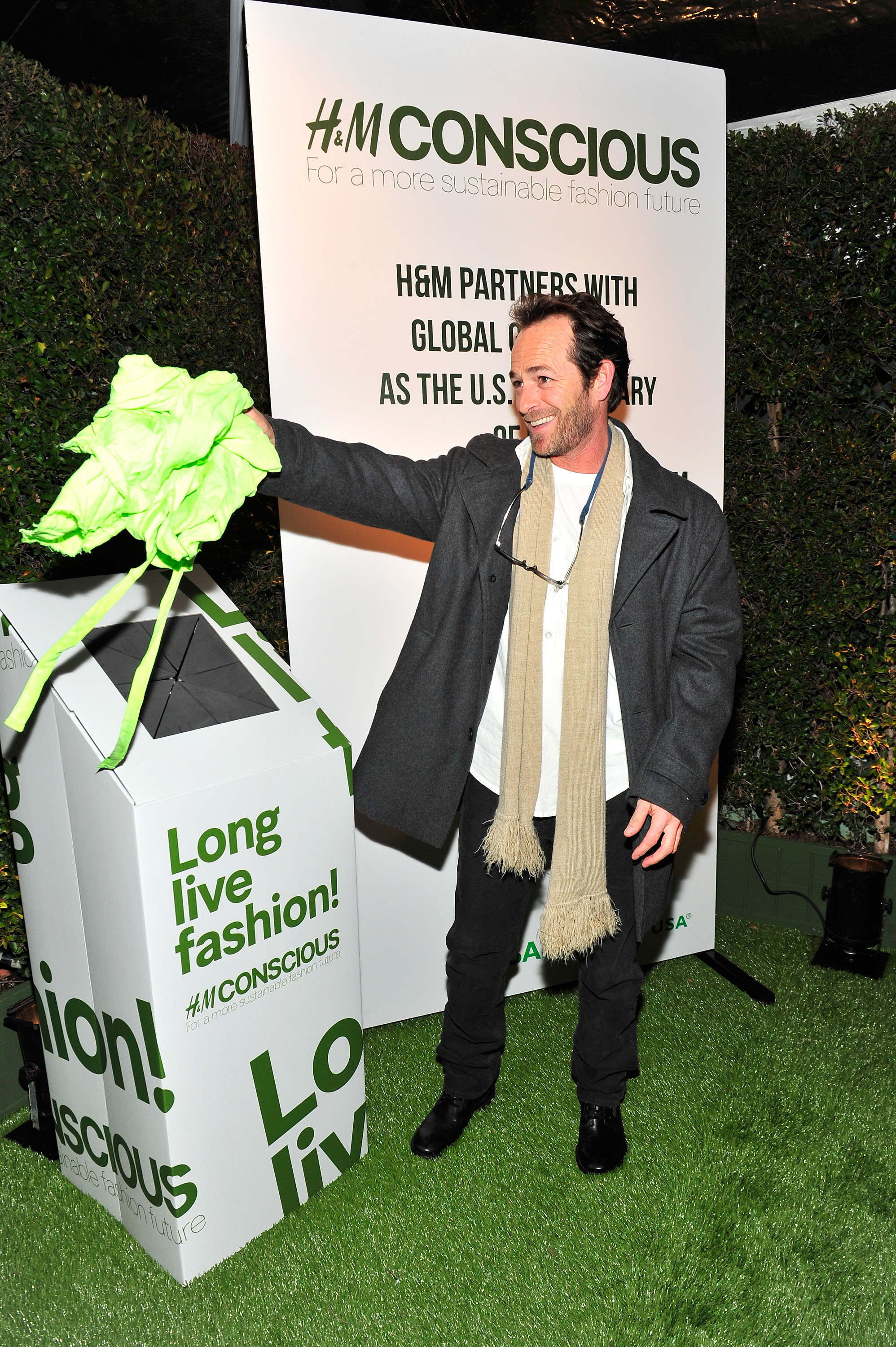 Actor Luke Perry attends Global Green USA's 10th Anniversary Pre-Oscar Party sponsored by H&M at Avalon on February 20, 2013 in Hollywood, California. (Photo by Jerod Harris/Getty Images for H&M)