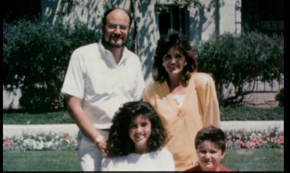 Monica Lewinsky pictured with her family. (A&E)
