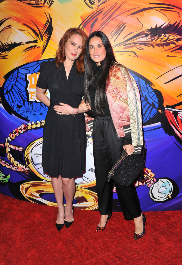 Rumer Willis (L) and Demi Moore attend Christian Louboutin and Sabyasachi Unveil Capsule Collection at Just One Eye on November 16, 2017 in Los Angeles, California. (Photo by Jerod Harris/Getty Images for Christian Louboutin)