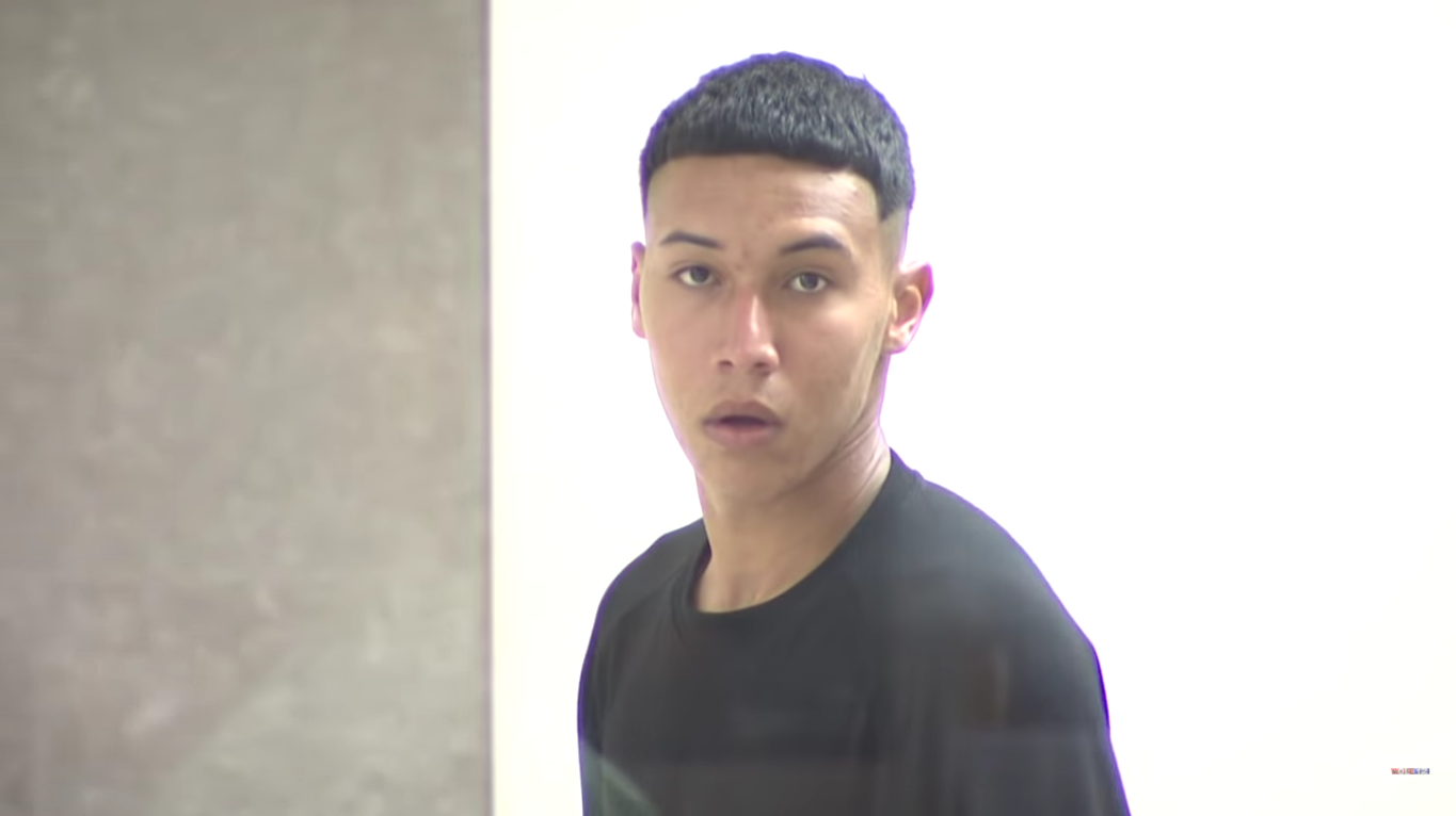 Meléndez Bonilla was still at the home when responding officers arrived to arrest him. (YouTube)