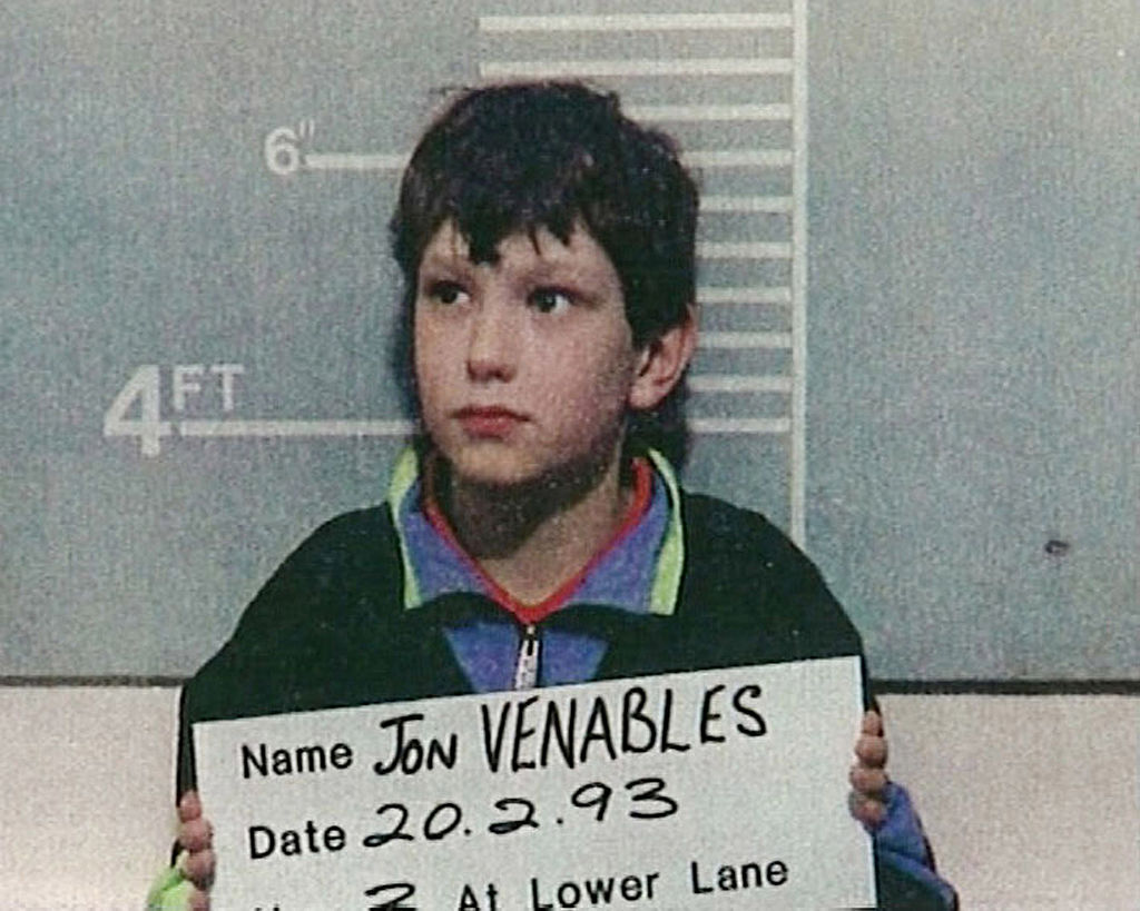 Jon Venables, 10 years of age, poses for a mugshot for British authorities February 20, 1993, in the United Kingdom (Source: BWP Media via Getty Images)