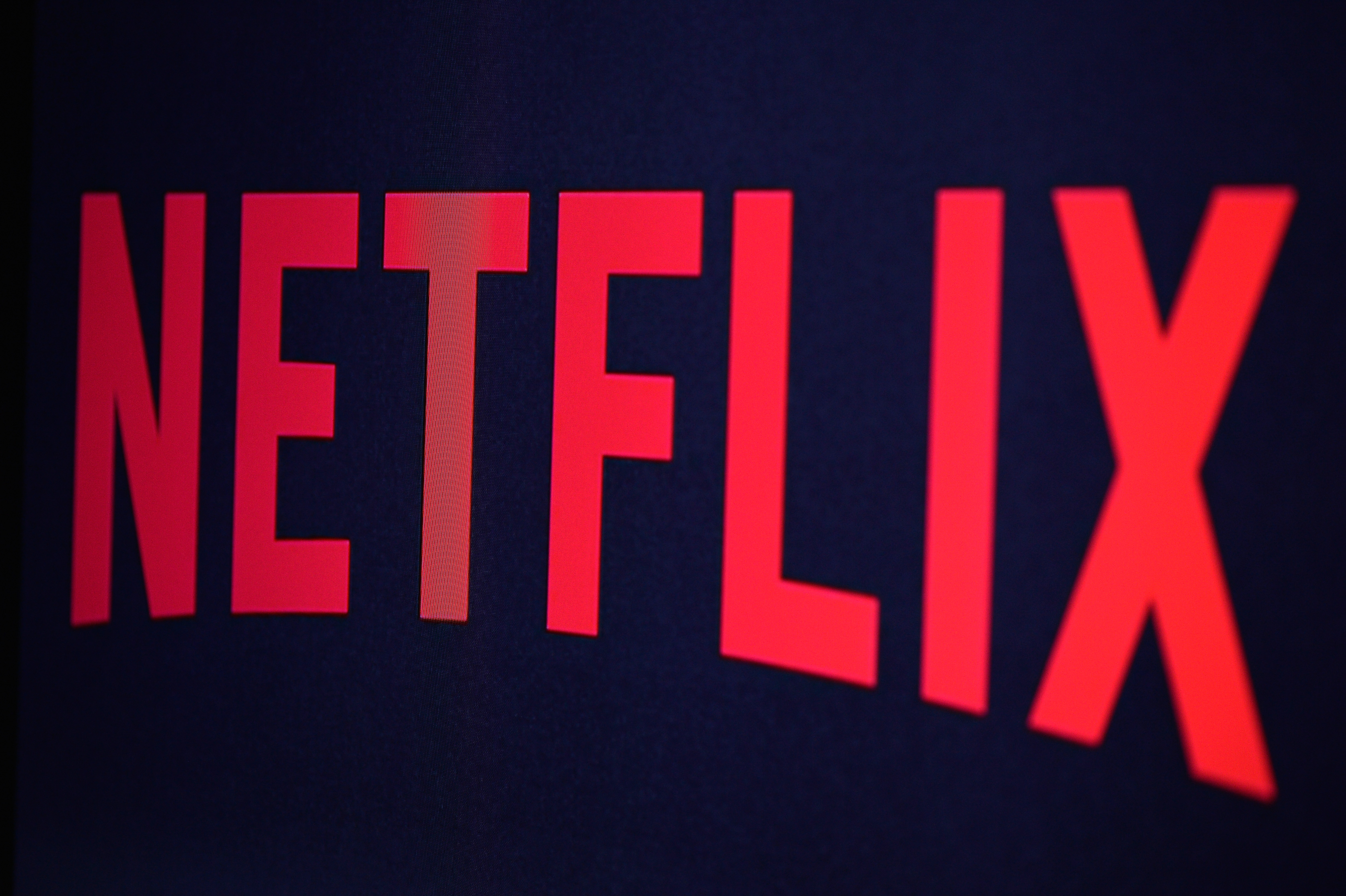 In this photo illustration the Netflix logo is seen on September 19, 2014 in Paris, France. Netflix September 15 launched service in France, the first of six European countries planned in the coming months.