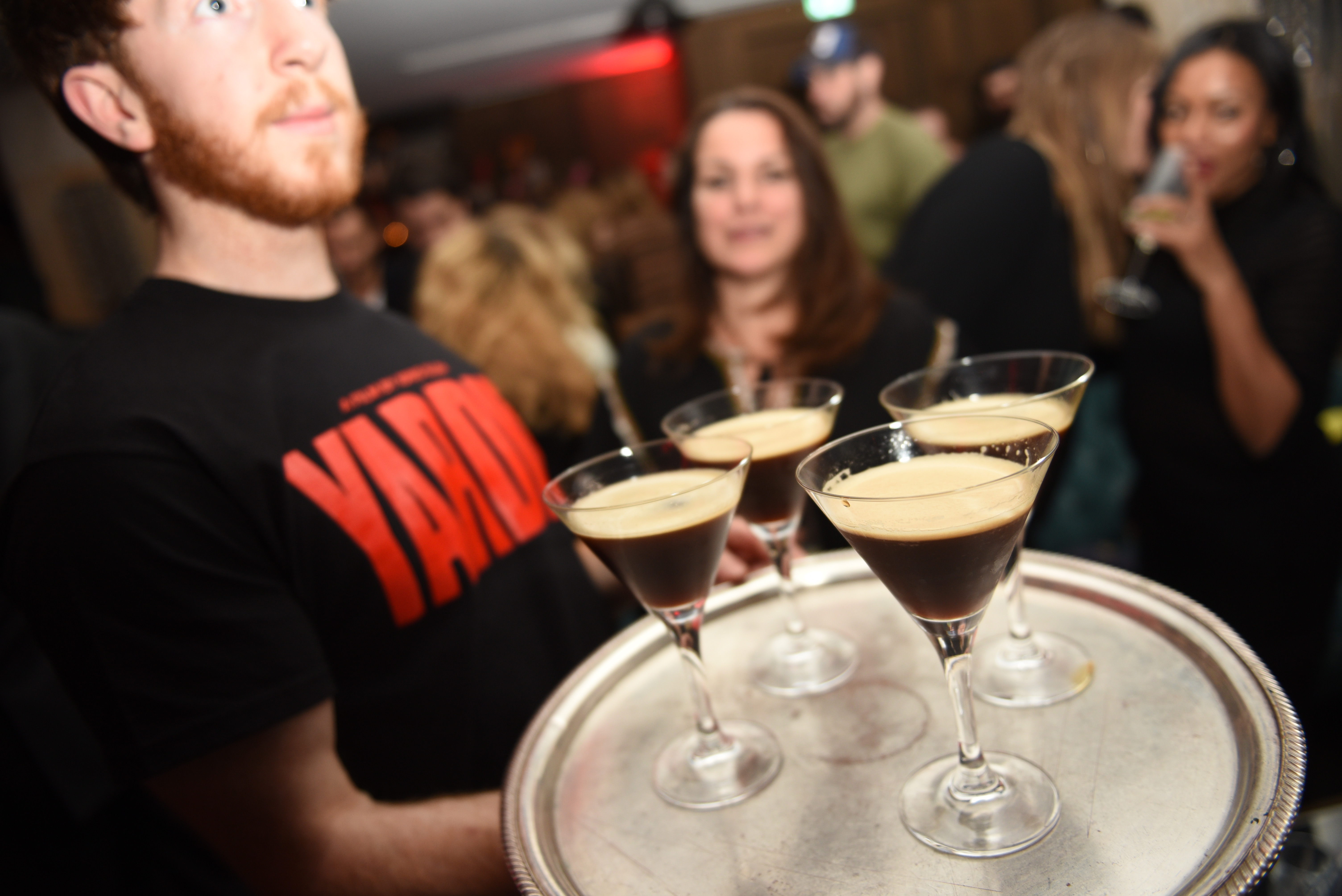 Cocktails being served during the Grey Goose after-party for Idris Elba's film 'Yardie', hosted at Soho House Berlin on February 22, 2018 in Berlin, Germany.
