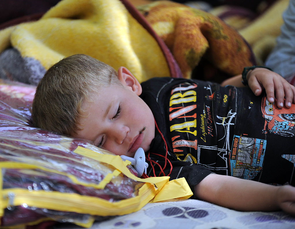 Researchers in the U.K. looked at the sleep habits of more than 10,000 children, putting special emphasis on the times at which they went to bed. (Photo by Stringer/Getty Images)