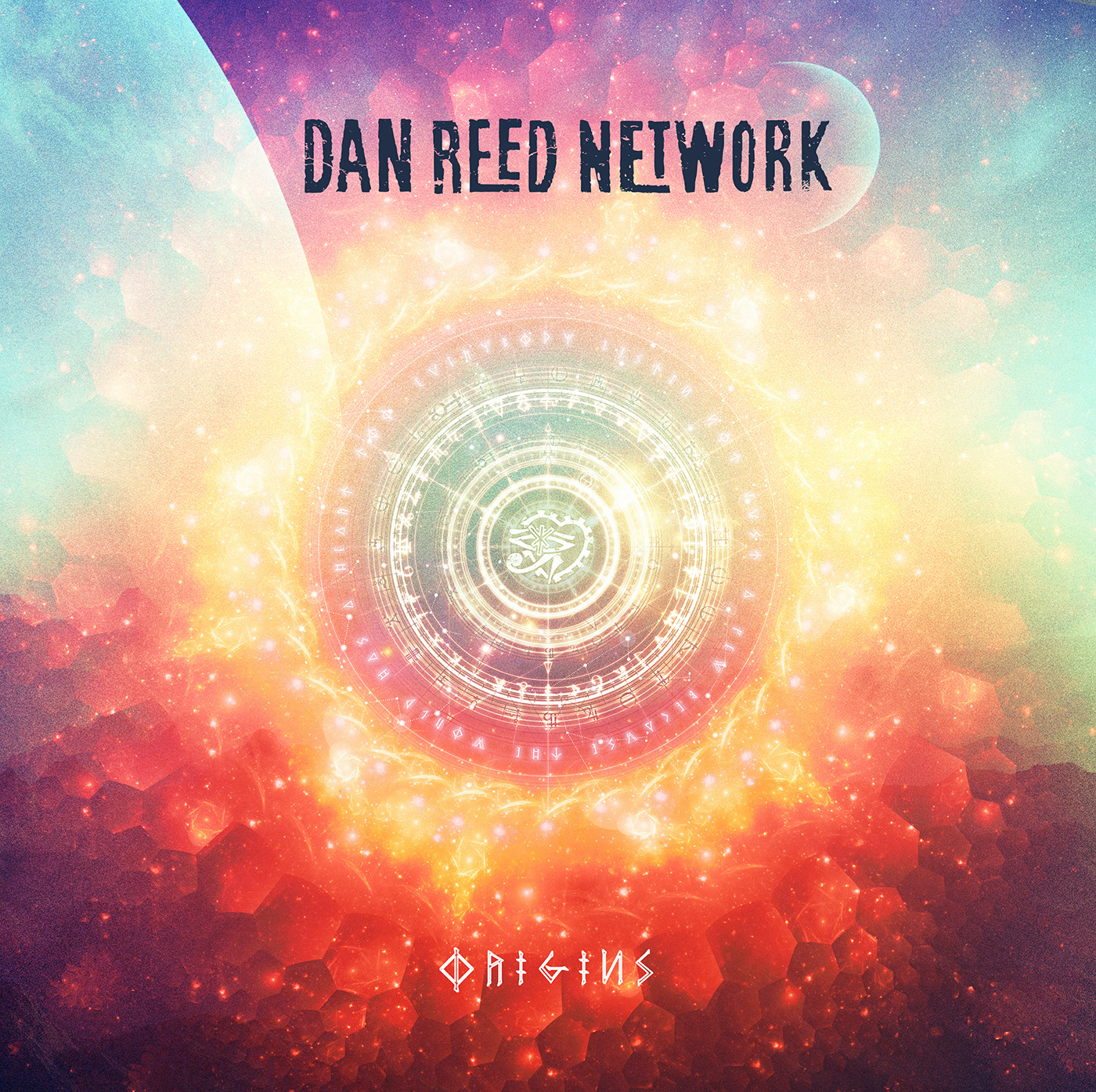 Album art for Dan Reed Network's 'Origins'.