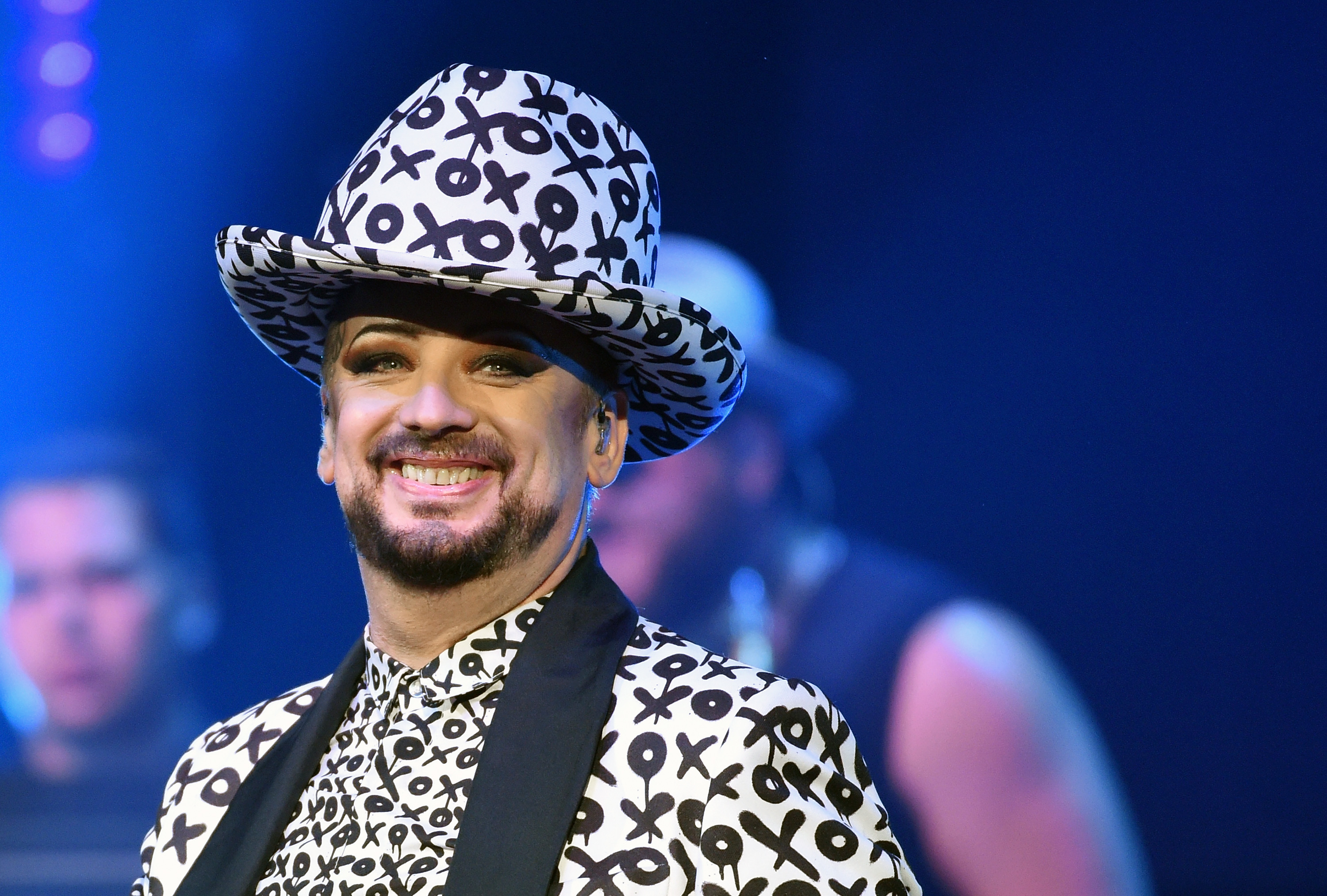 Singer Boy George of Culture Club performs at The Pearl concert theater at Palms Casino Resort on August 21, 2016 in Las Vegas, Nevada.