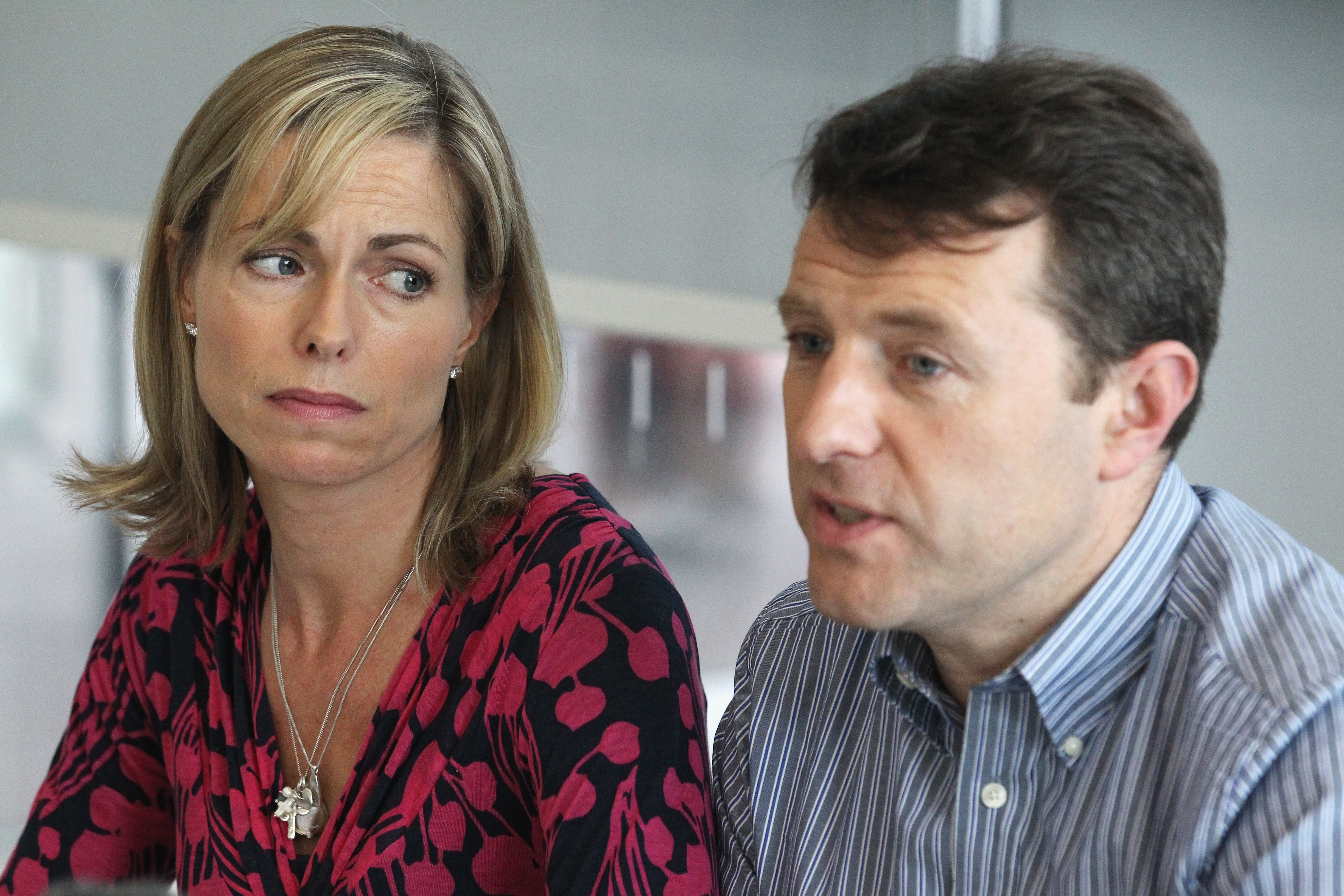 Kate and Gerry speculated that their daughter had been taken out through the hotel room's window (Source: Dan Kitwood/Getty Images)