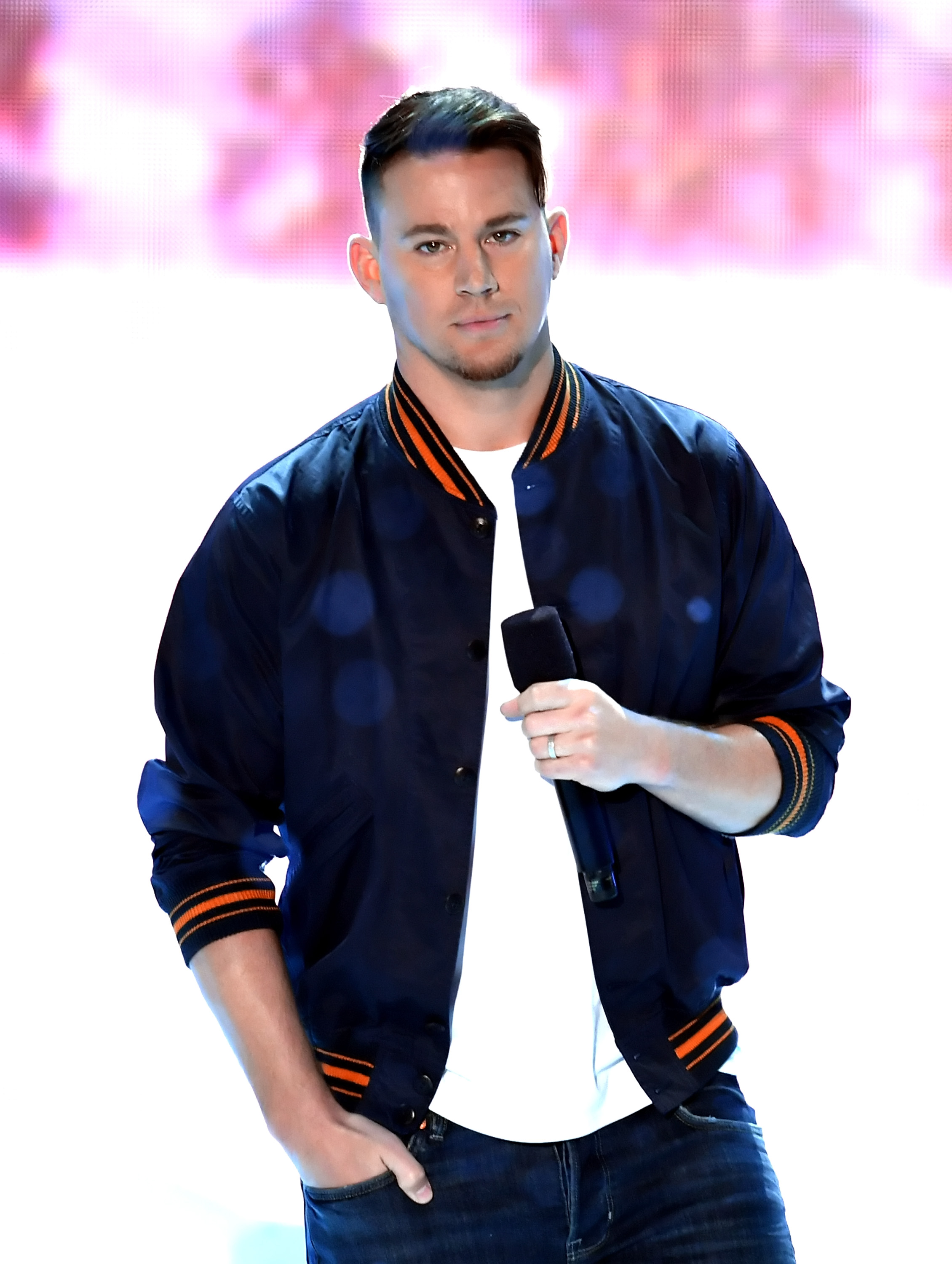 Channing Tatum speaks onstage at Nickelodeon's 2018 Kids' Choice Awards at The Forum on March 24, 2018 in Inglewood, California.