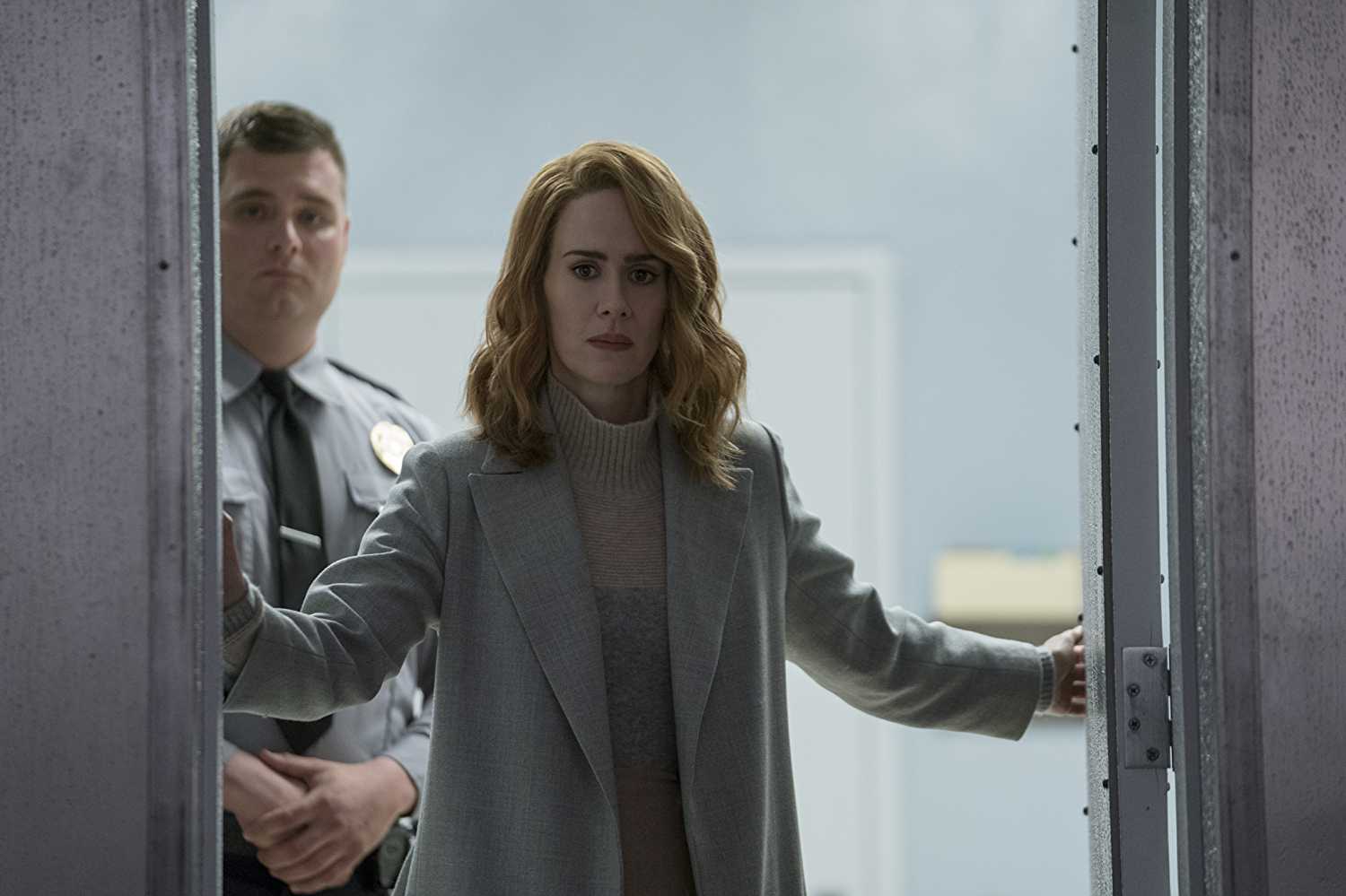 Sarah Paulson's character discriminates between Dunn and Kevin. (IMDb)