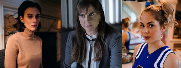 (L-R) Aubrey Peeples, Kellie Martin, Sarah Dugdale. Photo Courtesy: Lifetime Entertainment