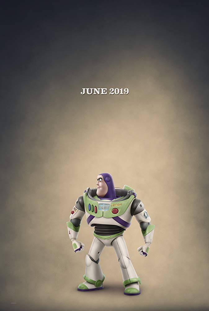Un póster de Buzz Lightyear con la voz de Tim Allen de 