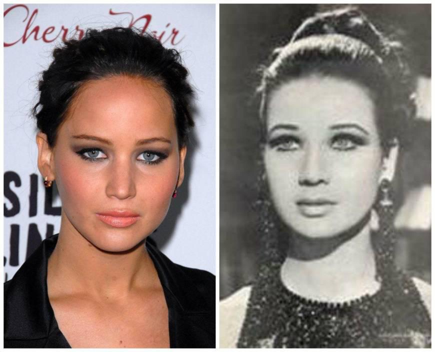 These Hollywood Celebrities Are A Spitting Image Of Famous People From The Past