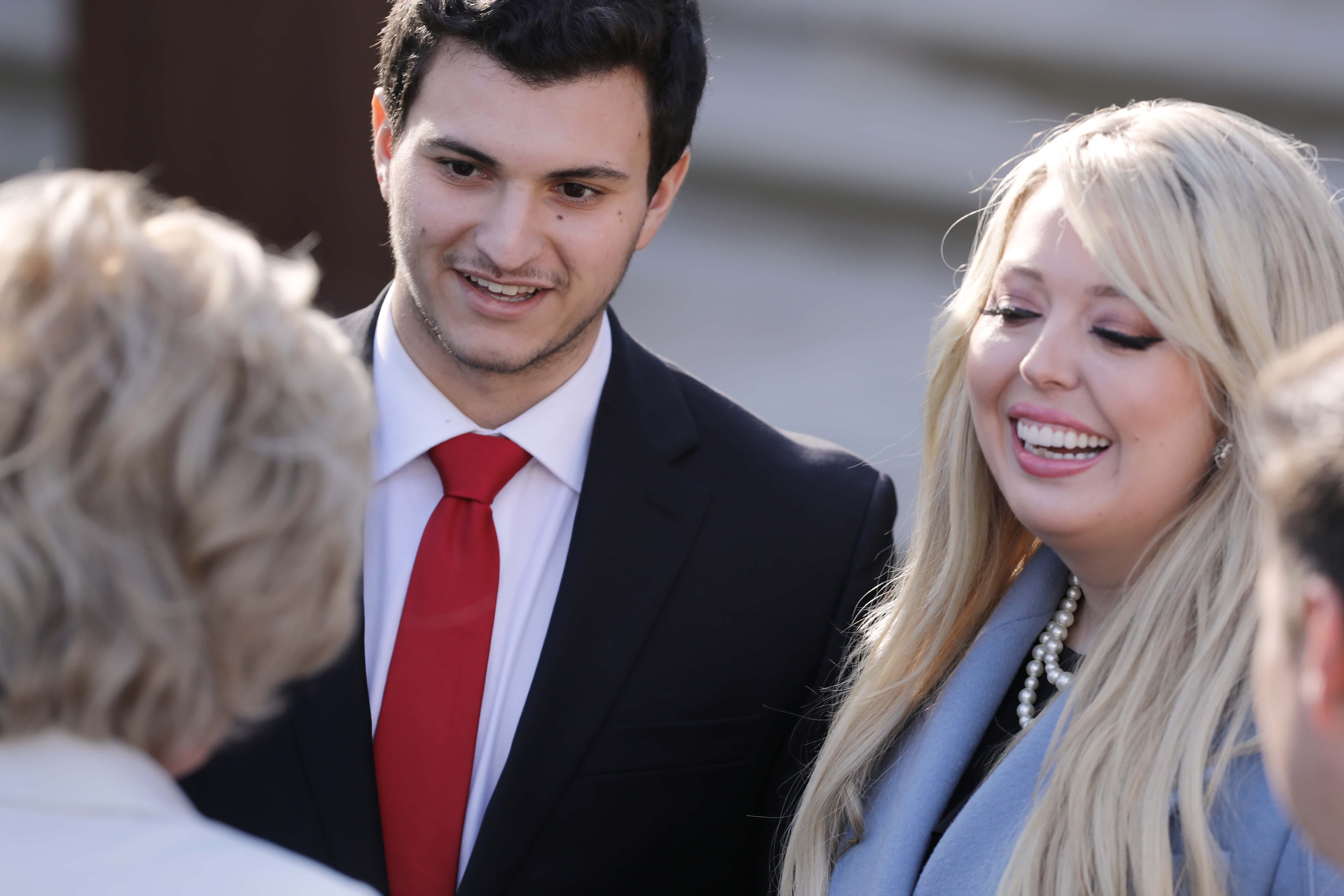 tiffany trump stuns in blue coat as she joins trump for turkey