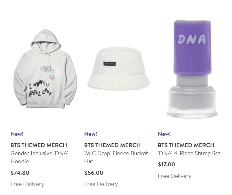 How and where to buy BTS merch collection with Nordstorm, fans say