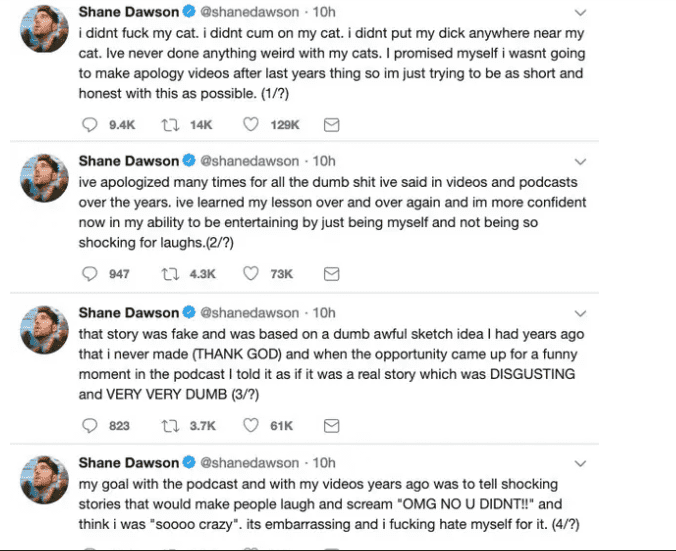 Why is Shane Dawson trending? remembers YouTuber's alleged